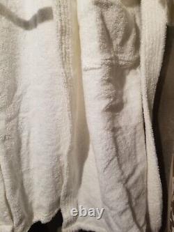 Nefertari Hooded Bathrobe Womem Men 100% organic Egyptian Cotton (High Quality)
