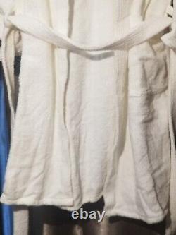 Nefertari Hooded Bathrobe Womem Men 100% organic Egyptian Cotton (High Quality)