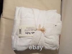Nefertari Hooded Bathrobe Womem Men 100% organic Egyptian Cotton (High Quality)