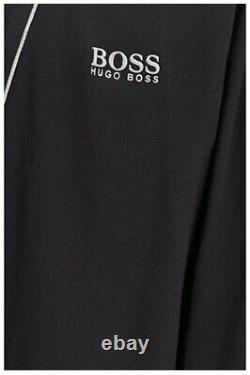 New Hugo Boss men black Jedi nightwear bath robe dressing gown kimono jean Large