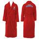 Newcastle Knights NRL Mens Red Fleece Dressing Gown Bath Robe One Size New