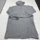 Noa Pure Gray Waffle Knit Cotton Lightweight Hooded Bath Robe Unisex Adults L/XL