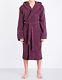 Nwt Men's Emporio Armani Burgundy Towel Pocket Hood Bath Robe Sz L