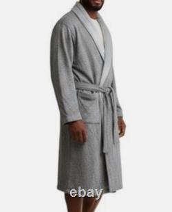 Nwt Ugg Men's Robinson Shawl Collar Robe- Gray- M/l