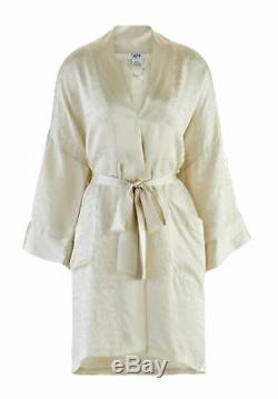 Nyteez Men's Pure Silk Bathrobe Kimono Short 38 Inch