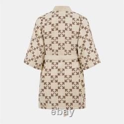 Off White Unisex Bathrobe