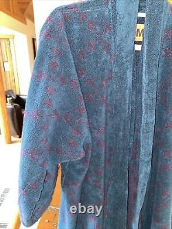 Off-White Virgil Abloh Terry-cloth Bath Robe Men's Size Small/Med Dark Green