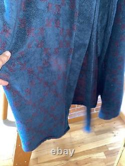 Off-White Virgil Abloh Terry-cloth Bath Robe Men's Size Small/Med Dark Green