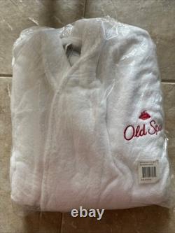 Old Spice Bath Robe White OSFM Very RARE