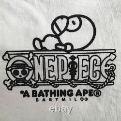 Onepiece Bape Luffy Chopper Milo T-Shirt Taille A Bathing Ape Robe Bébé