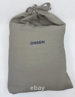 Onsen Supima Waffle Bath Robe Forest Green Size Large New with Bag