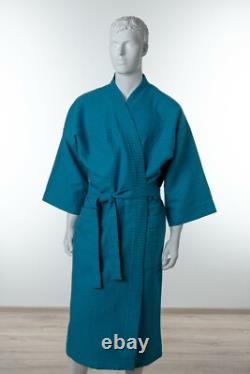 Orsha Linen Mill. Men Linen Bathrobe Kimono