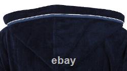 PAUL & SHARK YACHTING Men's Bathrobe Beach Robe Size 3XL 100% Cotton Blue