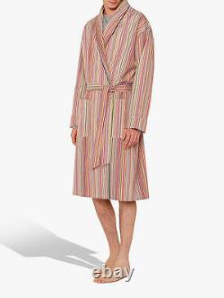 PAUL SMITH Dressing Gown -BNWT Signature Multi Stripe Bath Robe Size Small