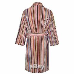 PAUL SMITH Signature Multi Stripe Dressing Gown/Bath Robe Large