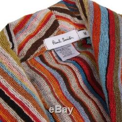 PAUL SMITH Signature Multi Stripe Dressing Gown/Bath Robe Medium