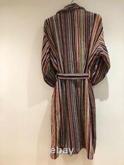 PAUL SMITH Signature Stripe Dressing Gown Bath Robe LARGE (L)