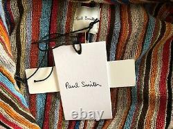 PAUL SMITH Signature Stripe Dressing Gown Bath Robe LARGE (L)