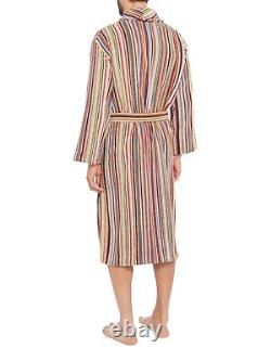 PAUL SMITH Signature Stripe Dressing Gown Bath Robe LARGE Permanent Collection