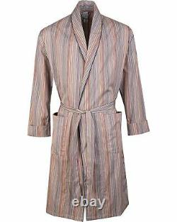 PAUL SMITH Signature Stripe Dressing Gown Bath Robe MEDIUM (M)