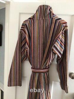PAUL SMITH Signature Stripe Dressing Gown Bath Robe Small Permanent Collection