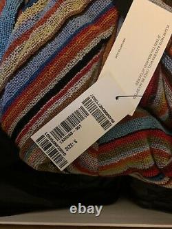 PAUL SMITH Striped Cotton Terry Robe SMALL S BNWT NEW BATH MENS RRP£220 DESIGNER