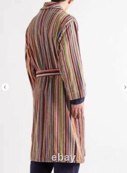 PAUL SMITH Striped Cotton Terry Robe SMALL S BNWT NEW BATH MENS RRP£220 DESIGNER