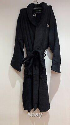 PAUL SMITH Zebra Multi Stripe BLACK Dressing Gown Bath Robe MEDIUM (M)