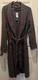 PENDLETON 100% Virgin Wool Red Gray Tartan Plaid Robe Bathrobe Men's M NWT