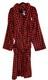 POLO RALPH LAUREN Mens Plush Red/Black Checkered Bathrobe & Belt L/XL