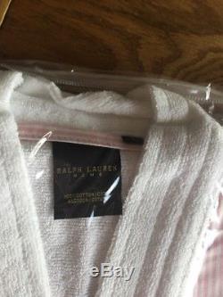 POLO Ralph Lauren L Oxford Pink Bathrobe Dressing Gown Sold Out £169 Selfridges