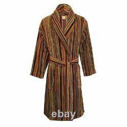 Paul Smith Artist Stripe Men's Towelling Bathrobe, Multi