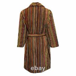 Paul Smith Artist Stripe Men's Towelling Bathrobe, Multi