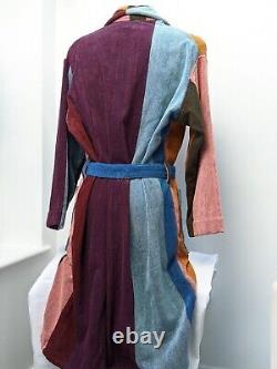 Paul Smith Bath Robe BNWT Signature Artist Stripe Cotton Thick Dressing Gown
