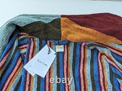 Paul Smith Bath Robe BNWT Signature Artist Stripe Cotton Thick Dressing Gown