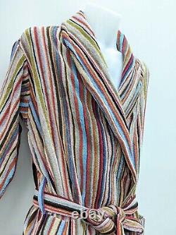 Paul Smith Bath Robe BNWT Signature Stripe Cotton Thick Dressing Gown Size M