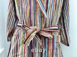 Paul Smith Bath Robe BNWT Signature Stripe Cotton Thick Dressing Gown Size M