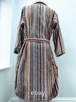 Paul Smith Bath Robe BNWT Signature Stripe Cotton Thick Dressing Gown Size M