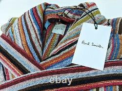 Paul Smith Bath Robe BNWT Signature Stripe Cotton Thick Dressing Gown Size M