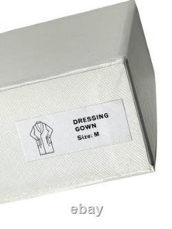 Paul Smith Dressing Gown Robe Signature Artist Stripe Cotton Sz M New Box $375