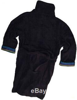 Paul Smith Men's Zebra Black 100% Cotton Bathrobe Dressing Gown Bnwt Rare Sz- L