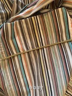 Paul Smith Signature Stripe Men's Large Dressing Gown, Bath Robe, Cotton, used