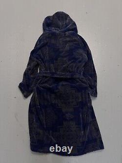 Pendleton Aztec Terry Cloth Bath Robe XS/ Small Rosewood Heavyweight Cotton