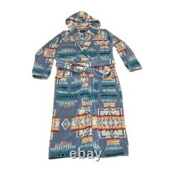 Pendleton Chief Joseph Slate Hooded Bathrobe Robe XXS XS Unisex