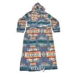 Pendleton Chief Joseph Slate Hooded Bathrobe Robe XXS XS Unisex