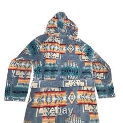 Pendleton Chief Joseph Slate Hooded Bathrobe Robe XXS XS Unisex