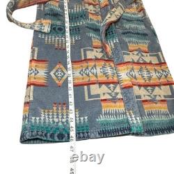 Pendleton Chief Joseph Slate Hooded Bathrobe Robe XXS XS Unisex