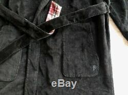 Pendleton Mens Bath Robe Cotton Dark Grey/Charcoal New With Tag XL-XXL Was $209