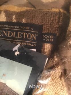 Pendleton Tye River Olive Color Unisex Terry Bathrobe Sz Xxs Xs New In Package