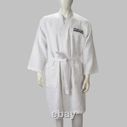 Personalized Bath Robe for Women & Men, Bulk White Robes, Custom Embroidered 12